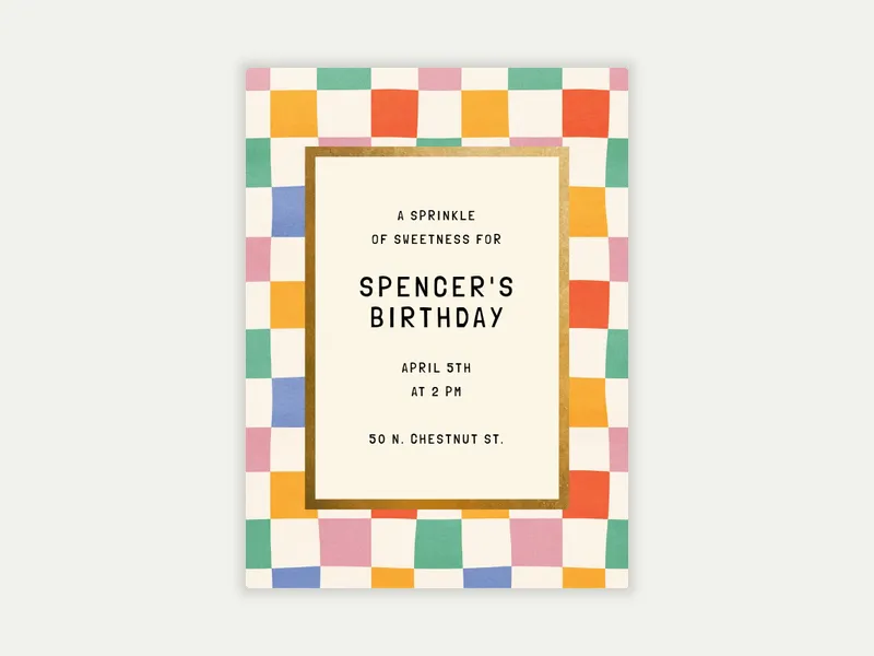 Fantastic Fun Invitation free template design