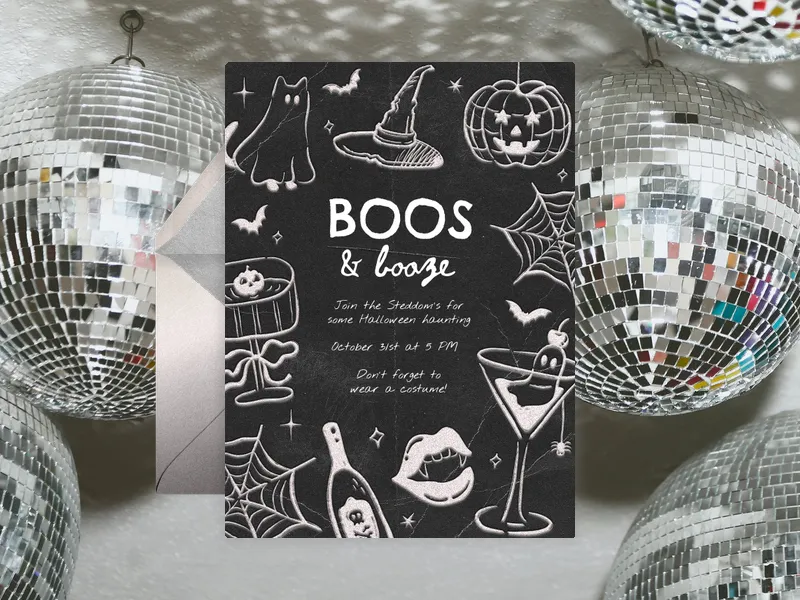 Boo Bash - halloween - Invitation