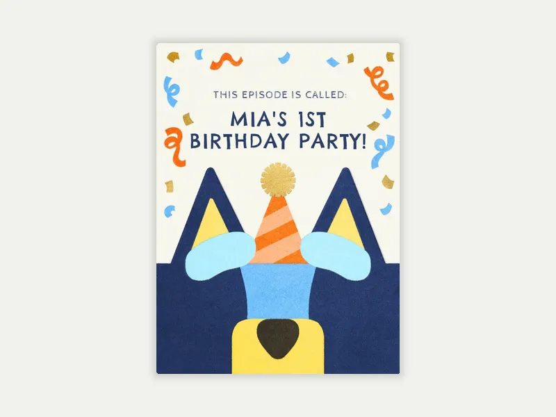 Pawesome Party Invitation free template design