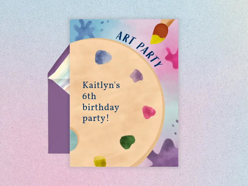 Prepare to Paint - kids_activities - Invitation