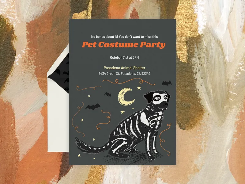 Skele Dog - featured - Invitation