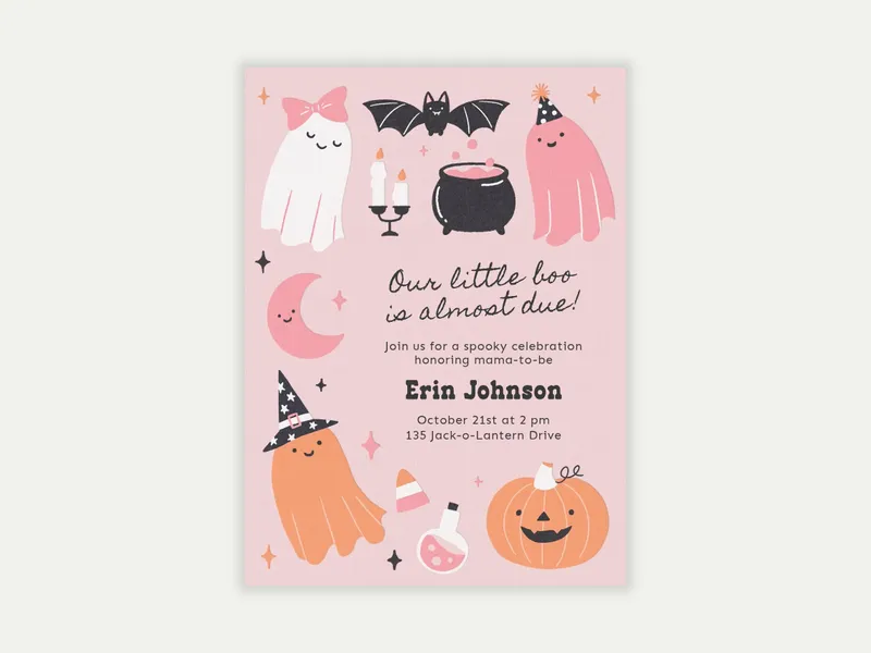Just a Little Bit Spooky - baby_shower - Invitation