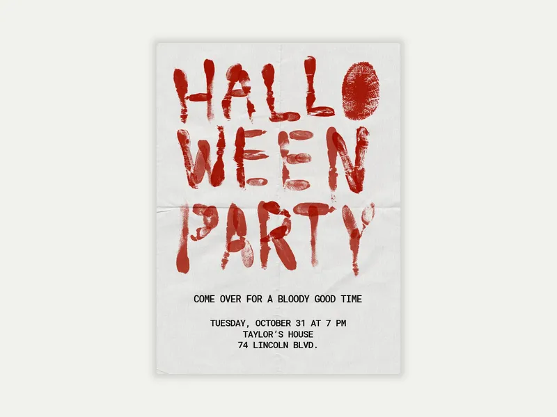 All That's Fit to Print Invitation free template design