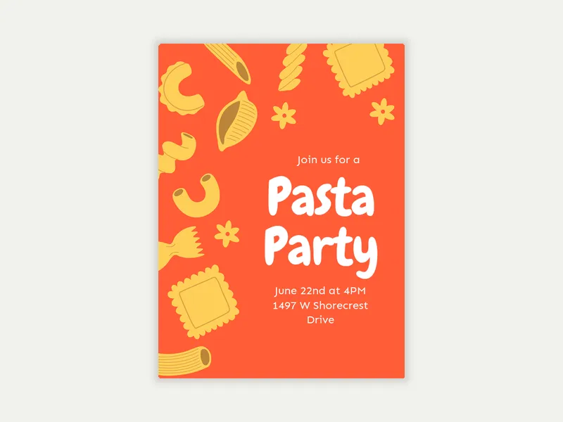 Macaroni Moments Invitation free template design