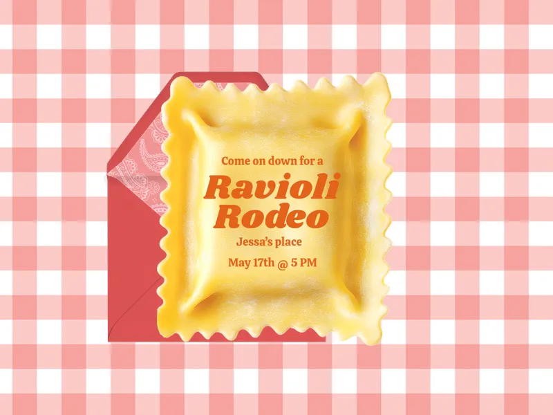 Ravioli Rodeo - cocktail_party - Invitation