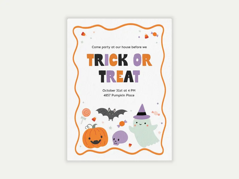 Bewitched Buddies - halloween - Invitation
