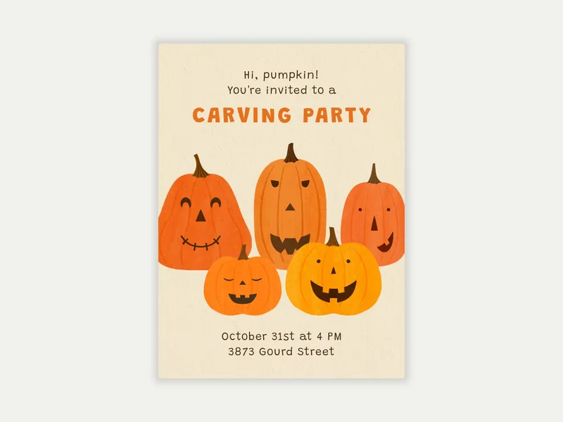 Spooky Smiles - halloween - Invitation