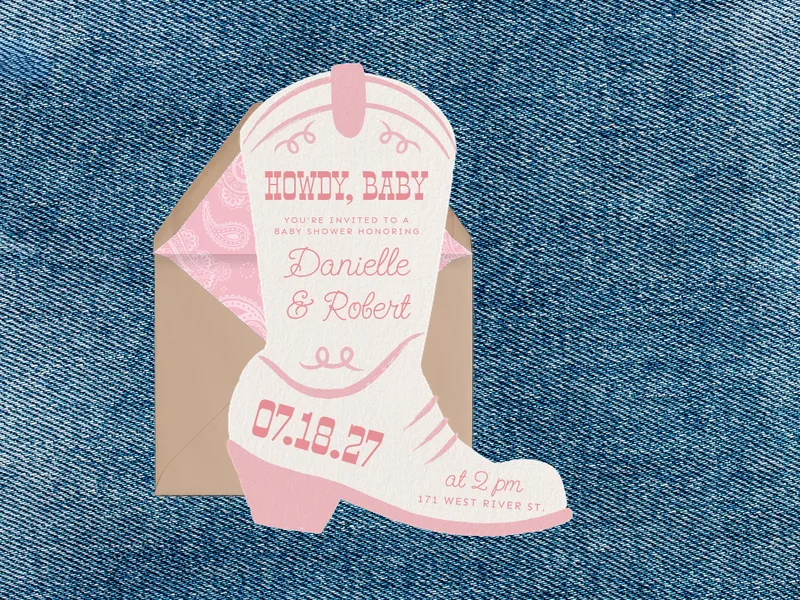 Boots Down - baby_sprinkle - Invitation