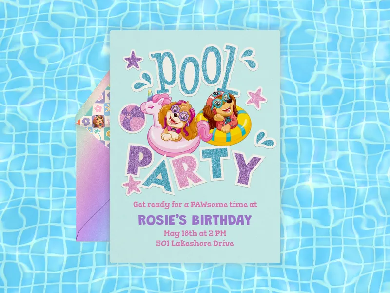 PAW Patrol™: Splash Zone - paw_patrol - Invitation