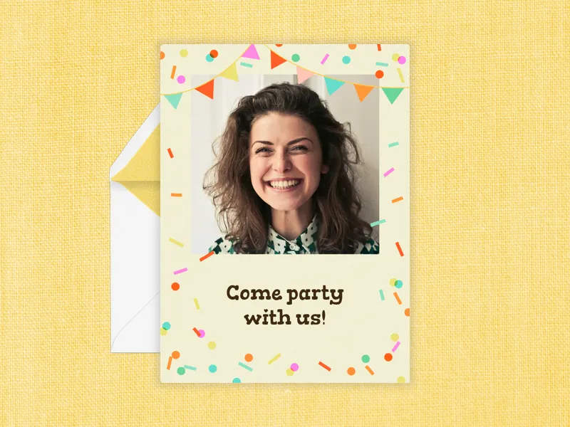 French Vanilla Sprinkles Party (Photo) - business_dyo_uyo - Invitation