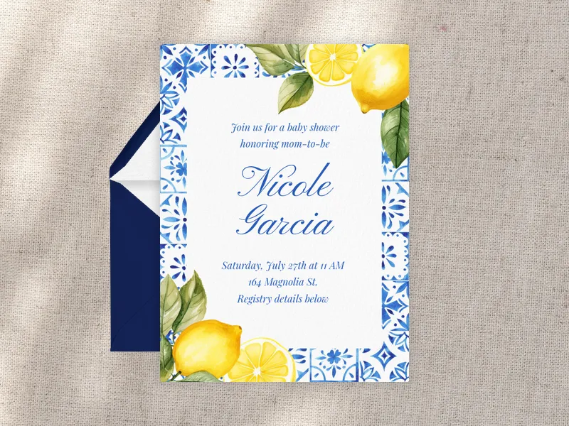 Mamma Mia Invitation premium template design