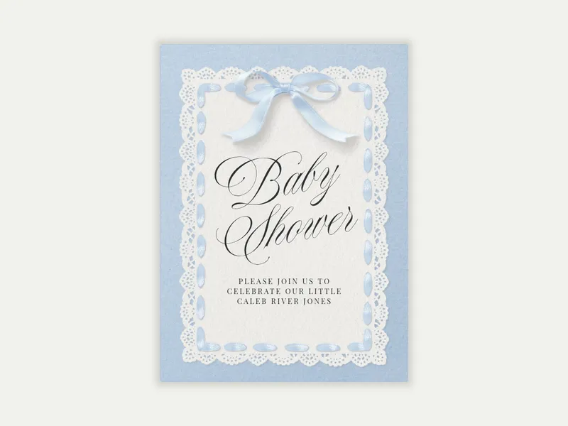 Baby Ribbon - baby_shower - Invitation