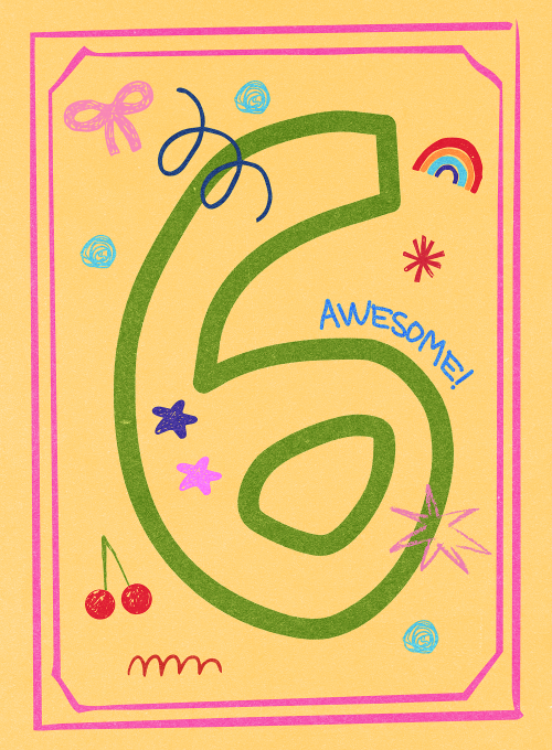 Birthday Scribbles - birthday_kids_cards - Card