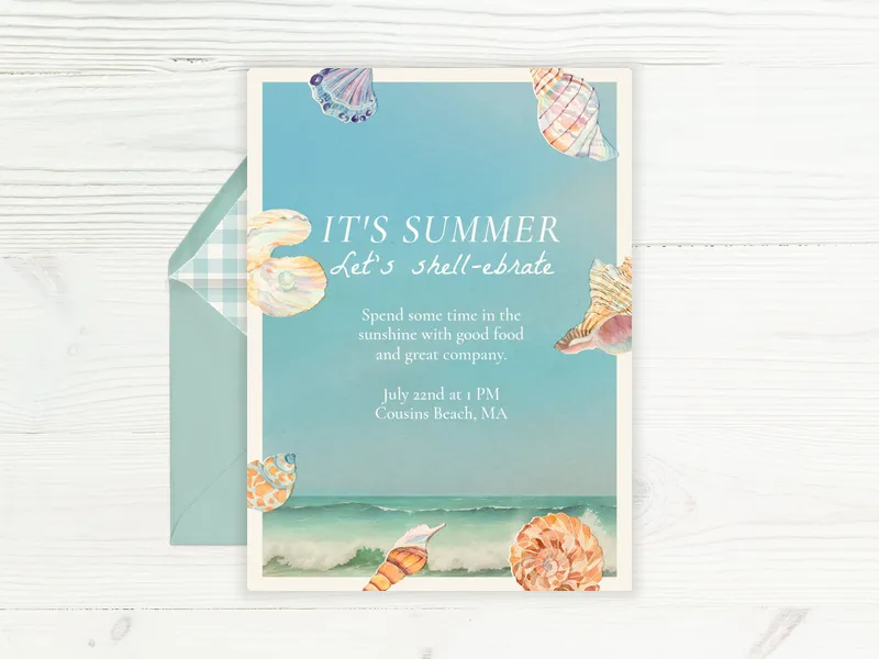 The Summer I... - beach_party - Invitation