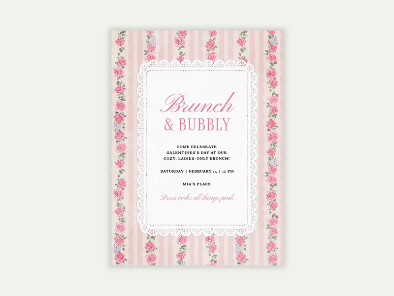 All Things Rosy - galentines_day - Invitation