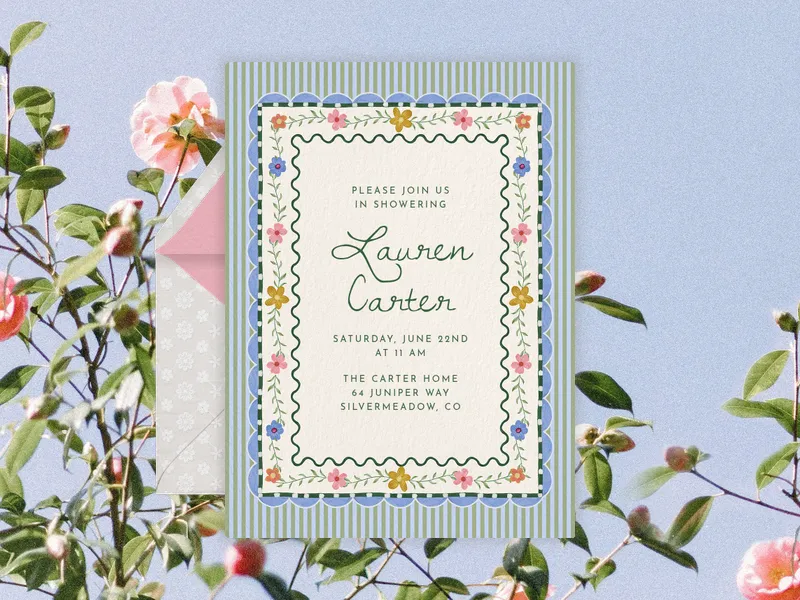 Wonder & Whimsy Invitation premium template design