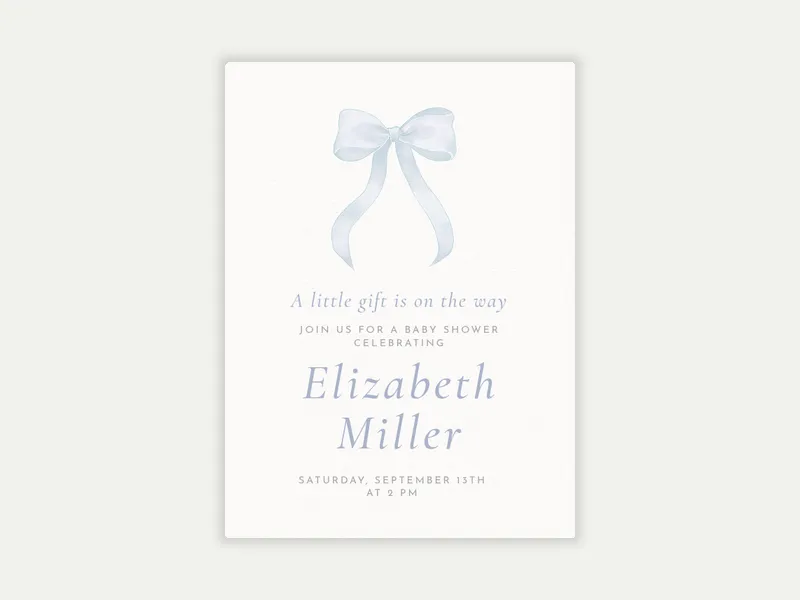 A Little Gift - baby_shower - Invitation