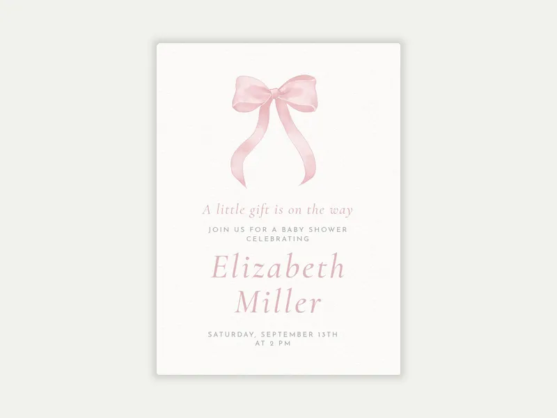 A Little Gift - baby_shower - Invitation