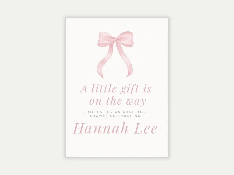 A Little Gift - parenthood_journey - Invitation