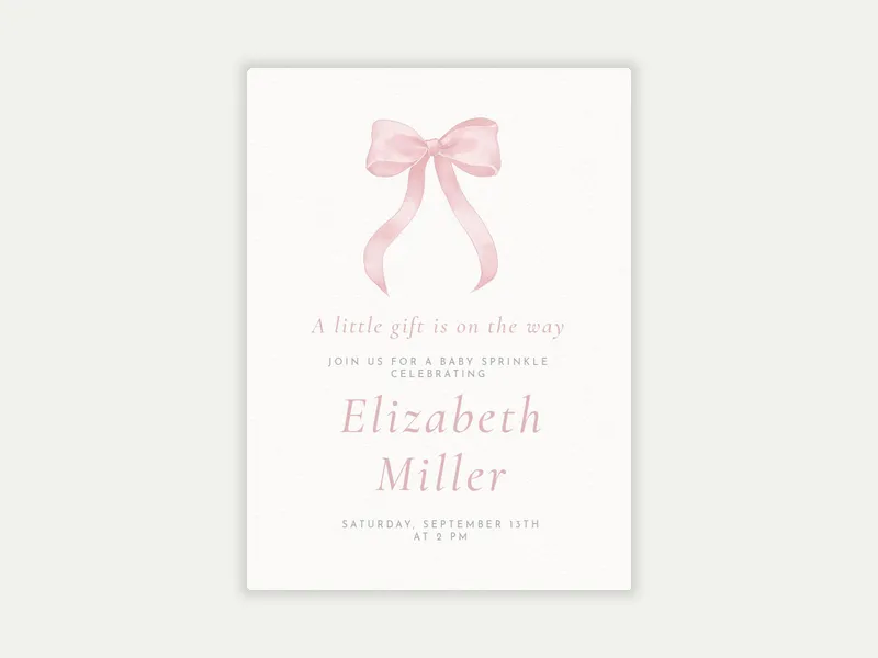 A Little Gift - baby_sprinkle - Invitation