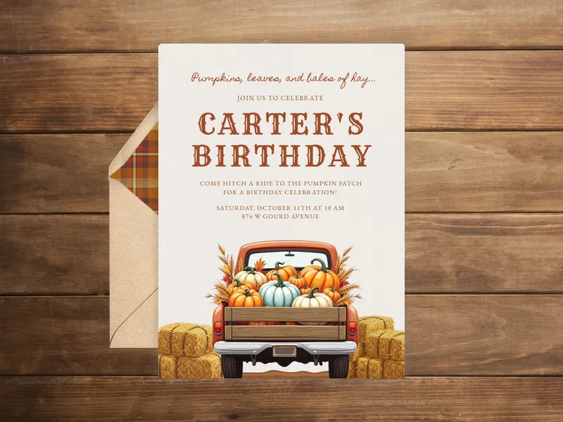 Truckload of Fun - featured - Invitation