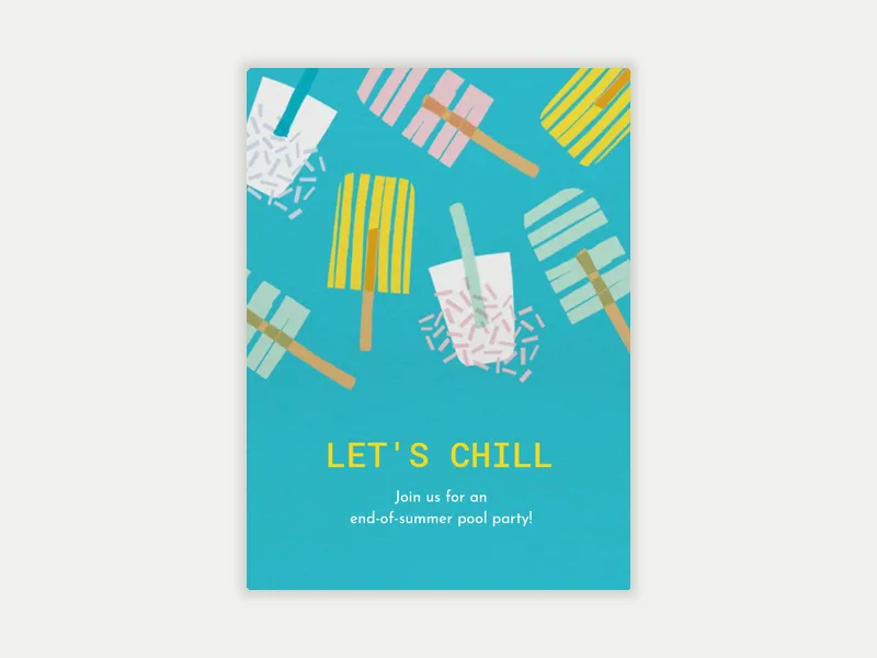 Be Cool - back_to_school - Invitation