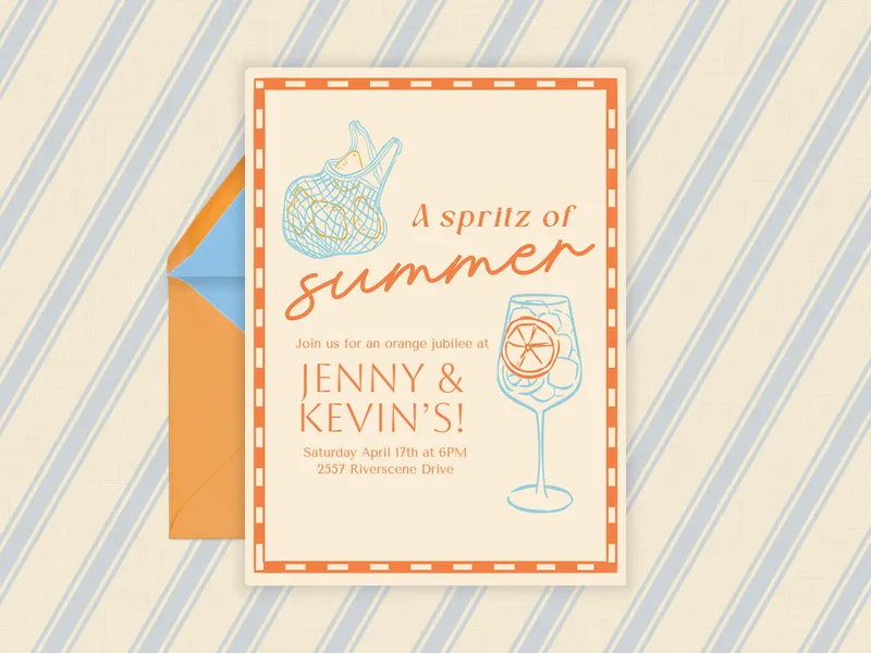 Orange Jubilee - cocktail_party - Invitation