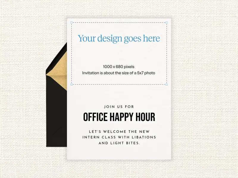 Upload Your Own Business Logo - design_your_own - Invitation