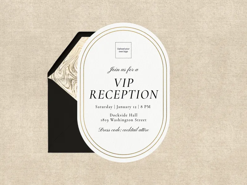Oval Arches (Logo) - professional_events - Invitation