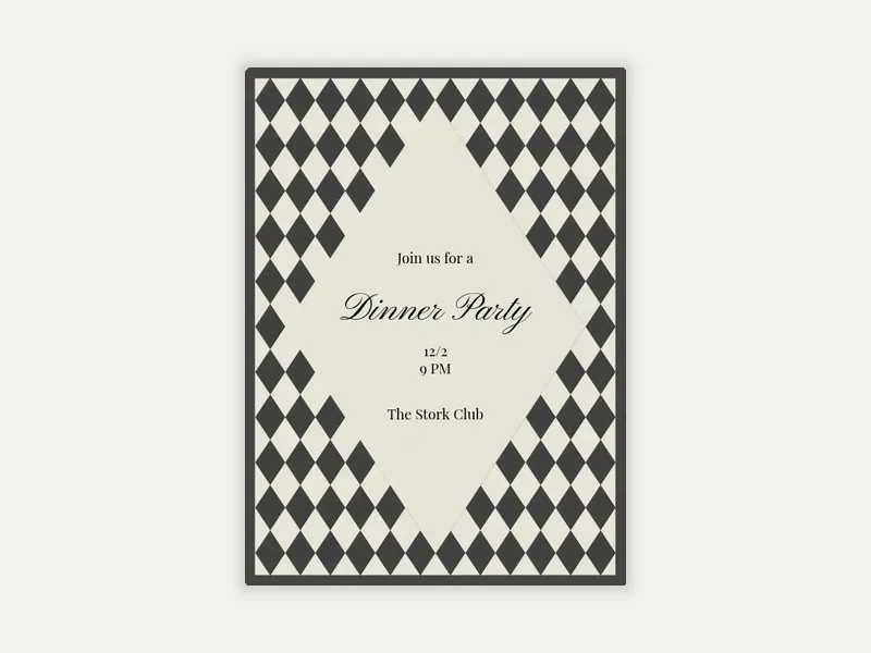 Check This Out - dinner_party - Invitation