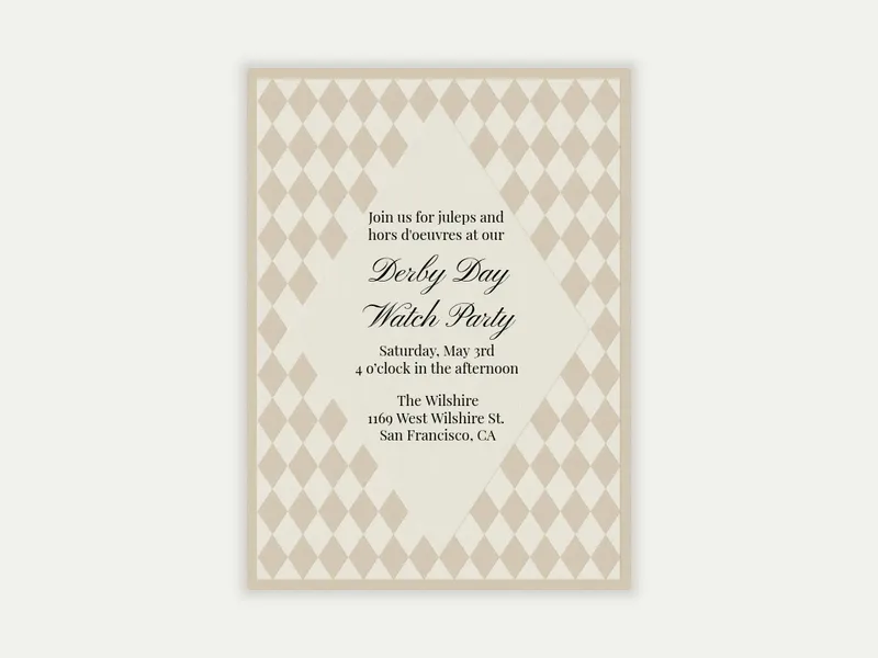 Check This Out - derby_day - Invitation