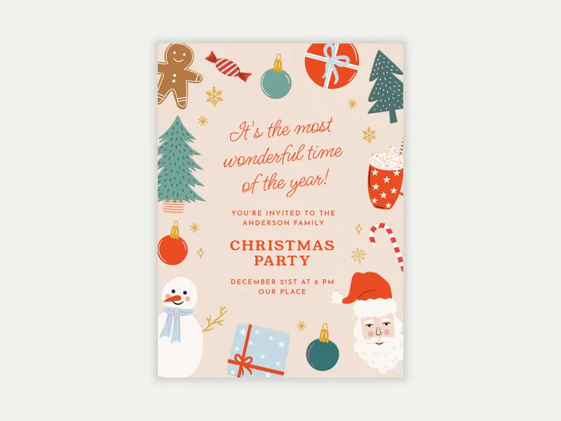 Jolly Jingles - winter - Invitation