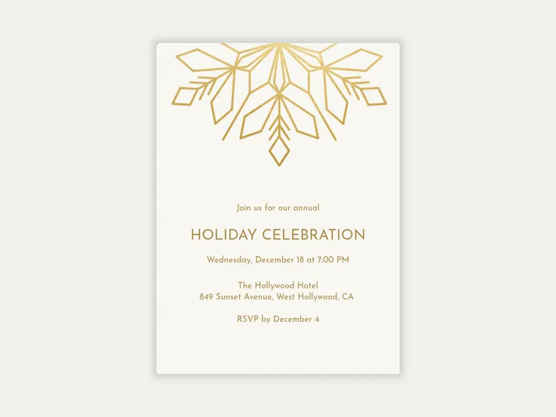 Beauty Bright - office_holiday - Invitation