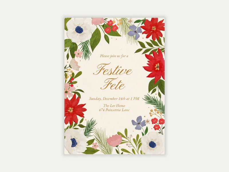 Camellia Fields - holiday_party - Invitation