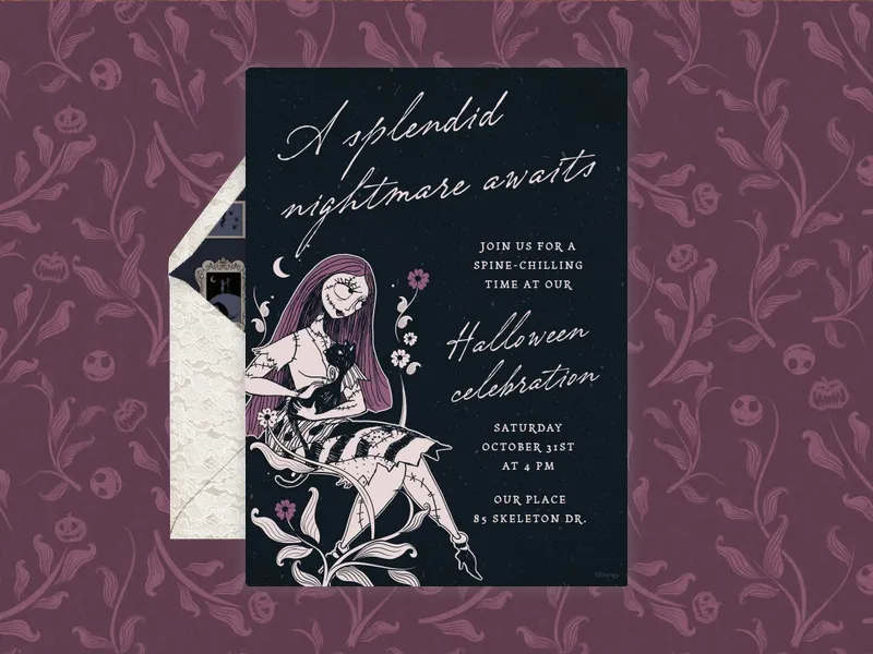 Tim Burton's The Nightmare Before Christmas: Sally’s Song - nightmare_before_christmas - Invitation
