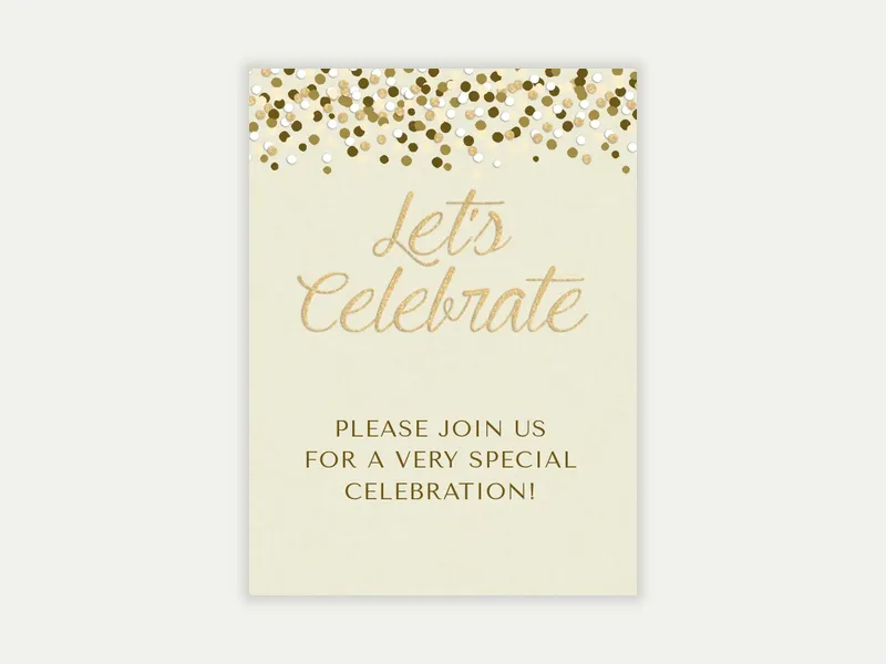 Small Confetti - birthday_foradults - Invitation