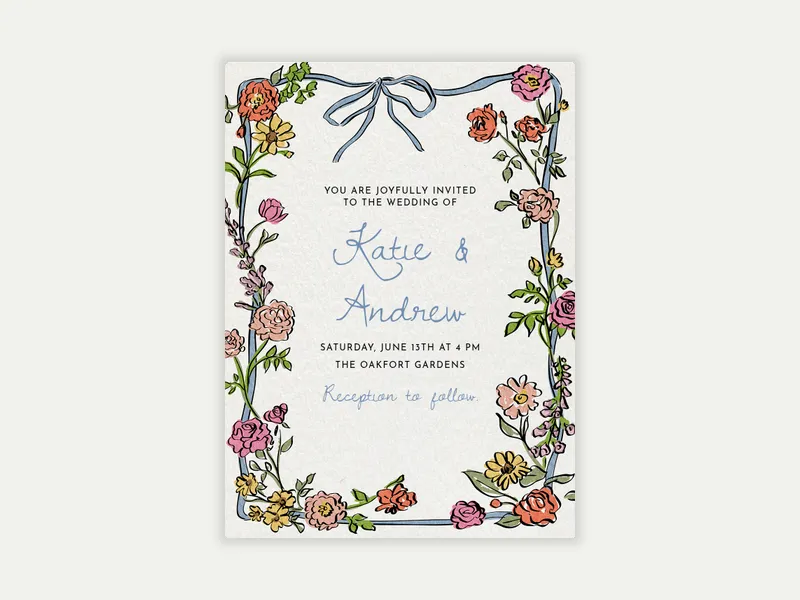 Spring Doodles - wedding_day - Invitation