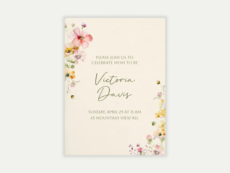 Wild Blush - featured - Invitation