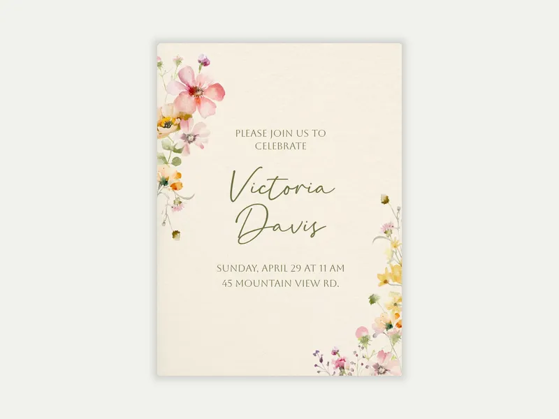 Wild Blush - get_togethers - Invitation