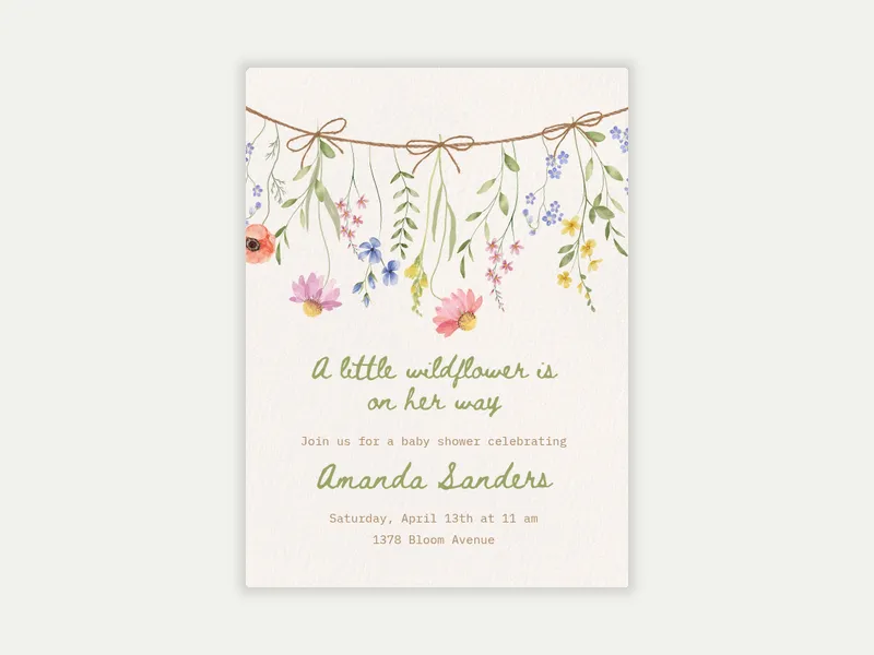 Garden Garland - get_togethers - Invitation