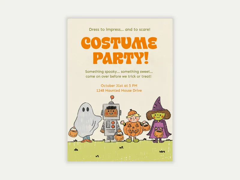 Spooky Sweeties - halloween - Invitation