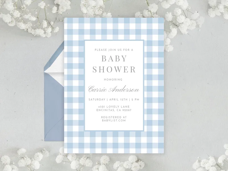 Gingham Goodness - baby_shower - Invitation