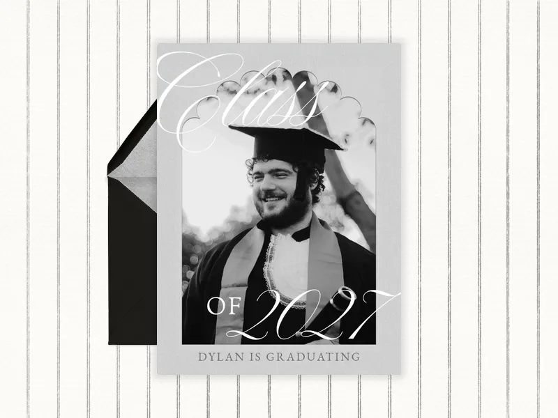 Cloudtop Portrait (Photo) - graduation - Invitation