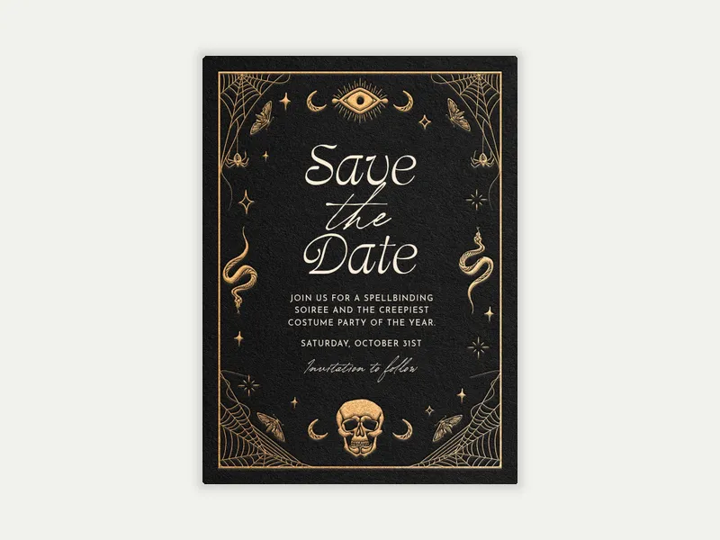 Celestial Halloween - parties_save_the_date - Invitation