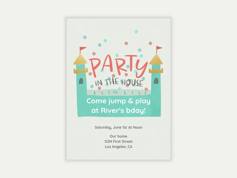 Party in the House - characters - Invitation