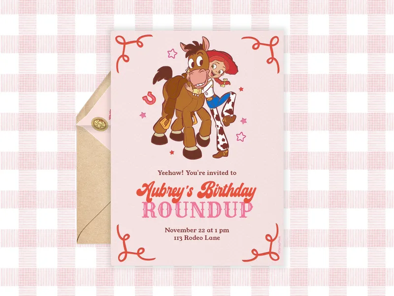Disney and Pixar’s Toy Story: Jessie’s Roundup - featured - Invitation
