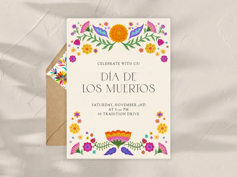 Flor de Muerto - featured - Invitation