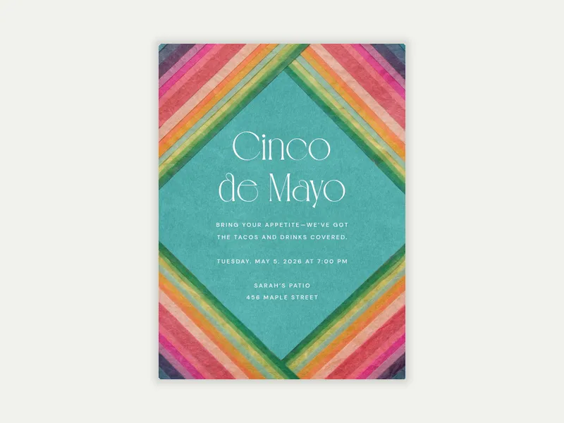 Ojo de Dios - cinco_de_mayo - Invitation