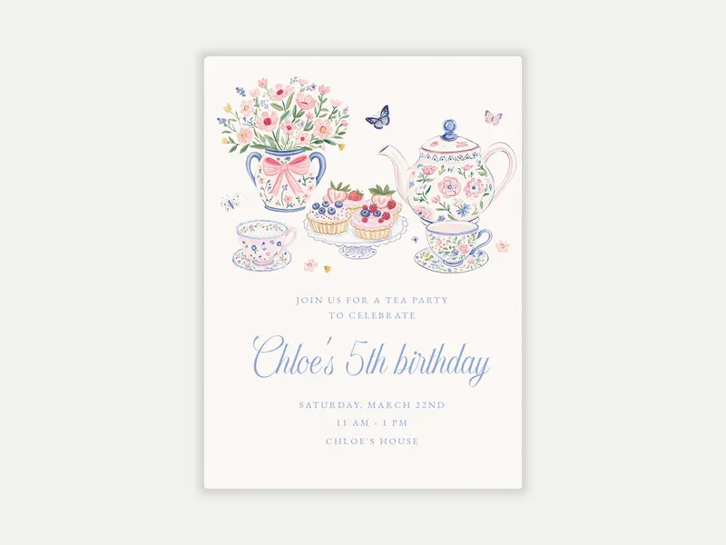 Teacup Stack - birthday_forkids - Invitation
