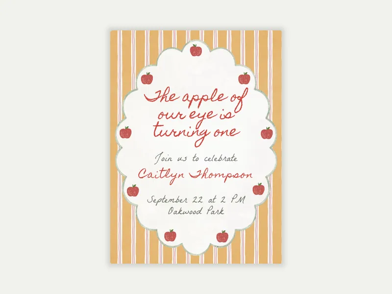 Little Apples - birthday_forkids - Invitation